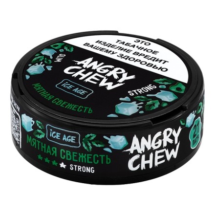 Табак жевательный Angry Chew Slim Strong - Мятная свежесть (12 грамм)