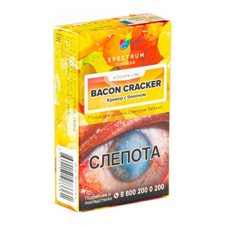 Табак Spectrum Kitchen Line - Bacon Cracker (Крекер с Беконом, 40 грамм)