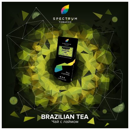 Табак Spectrum Hard - Brazilian Tea (Чай с Лаймом, 40 грамм)