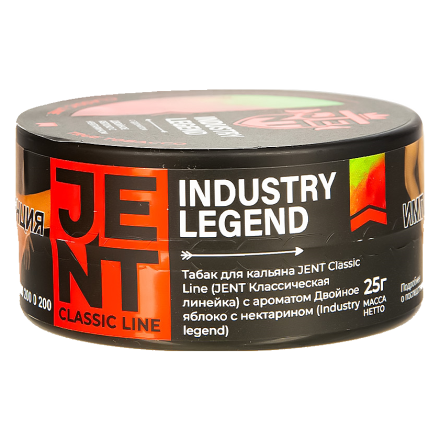 Табак Jent - Industry Legend (Двойное Яблоко с Нектарином, 25 грамм)