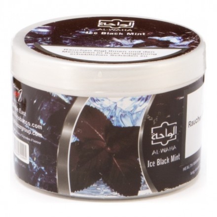 Табак Al Waha - Ice Black Mint (Ледяная Черная Мята, 250 грамм)