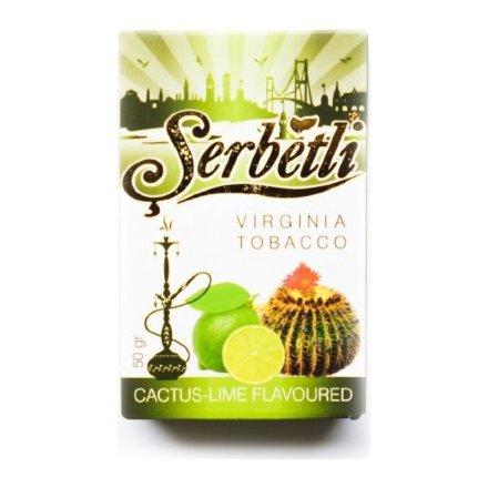 Табак Serbetli - Cactus Lime (Кактус и Лайм, 50 грамм, Акциз)