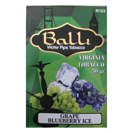 Табак Balli - Grape Blueberry Ice (Ледяной Виноград и Черника, 50 грамм)