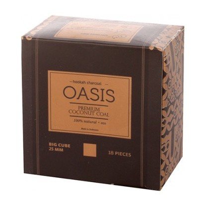 Уголь Oasis Premium Coal (25 мм, 18 кубиков)