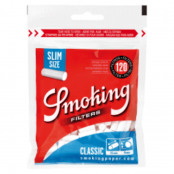 Фильтры для самокруток Smoking - Slim Classic (120 штук, 15x6 мм)