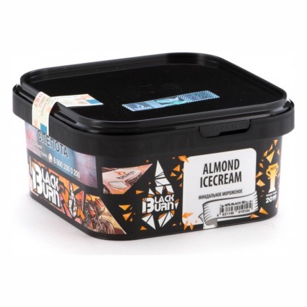 Табак BlackBurn - Almond Icecream (Миндальное Мороженое, 200 грамм)