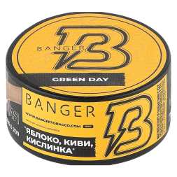 Табак Banger - Green Day (Яблоко, Киви, Кислинка, 100 грамм)