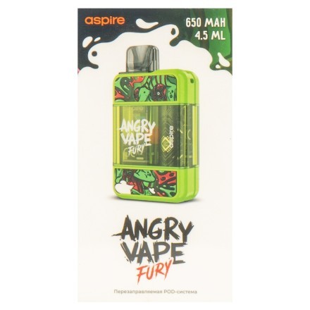 Электронная сигарета Brusko - Angry Vape Fury (650 mAh, Зеленый)