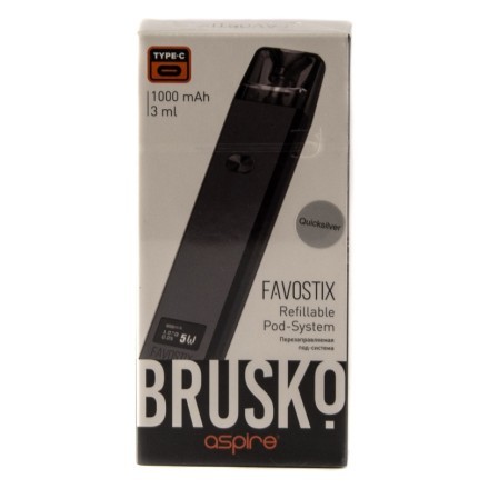Электронная сигарета Brusko - Favostix (Серебристый)