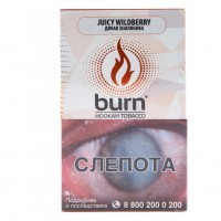 Табак Burn - Juicy Wildberry (Дикая Земляника, 100 грамм) — 