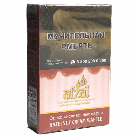 Табак Afzal - Hazelnut Cream Waffle (Орехово-сливочные Вафли, 40 грамм)