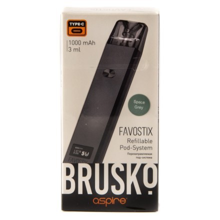Электронная сигарета Brusko - Favostix (Серый)