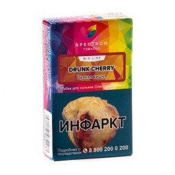 Табак Spectrum Mix Line - Drunk Cherry (Пьяная Вишня, 40 грамм)