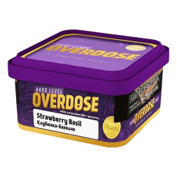 Табак Overdose - Strawberry Basil (Клубника-Базилик, 200 грамм)