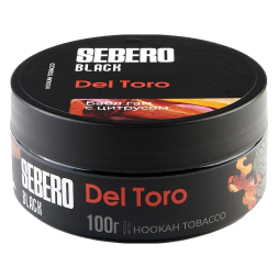 Табак Sebero Black - Del Toro (Бабл гам с Цитрусом, 100 грамм)