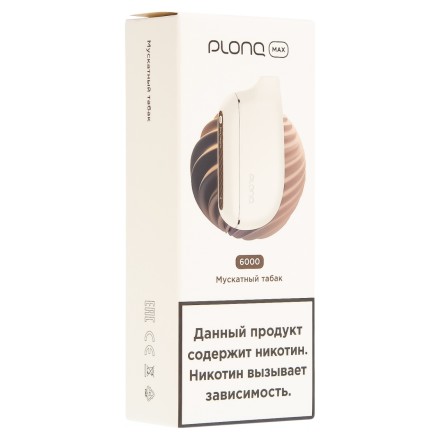 PLONQ MAX - Мускатный Табак (6000 затяжек)