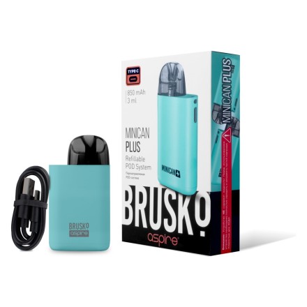 Электронная сигарета Brusko - Minican Plus (850 mAh, Бирюзовый)