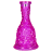 Колба Vessel Glass - Колокол Кристалл (Розовая)