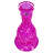 Колба Vessel Glass - Колокол Кристалл (Розовая)