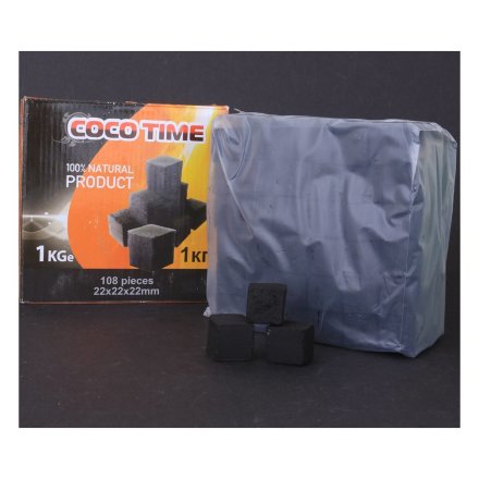 Уголь Coco Time (22 мм, 108 кубиков)
