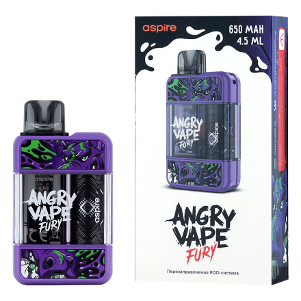 Электронная сигарета Brusko - Angry Vape Fury (650 mAh, Фиолетовый)