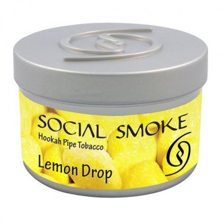 Табак Social Smoke - Lemon Drop (Лимонные Леденцы, 250 грамм)