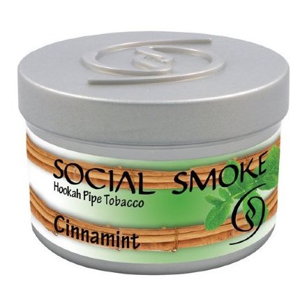 Табак Social Smoke - Cinnamint (Корица с Мятой, 250 грамм)