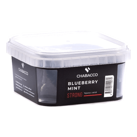 Смесь Chabacco STRONG - Blueberry Mint (Черника с Мятой, 200 грамм)