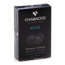 Смесь Chabacco MEDIUM - Double Apple (Двойное Яблоко, 50 грамм)