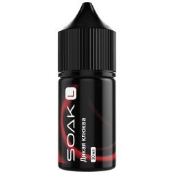 Жидкость SOAK L30 - Wild Cranberry (Дикая Клюква, 30 мл, 2 мг)