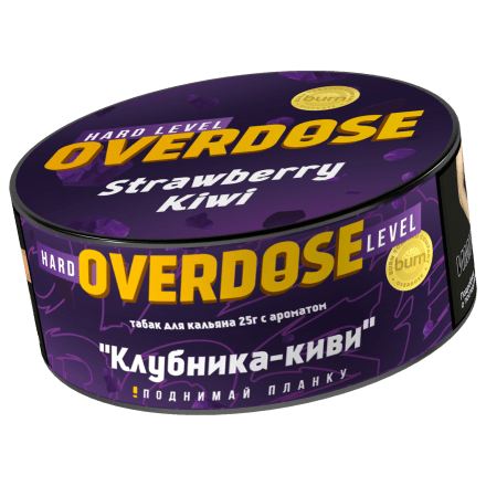 Табак Overdose - Strawberry Kiwi (Клубника и Киви, 25 грамм)