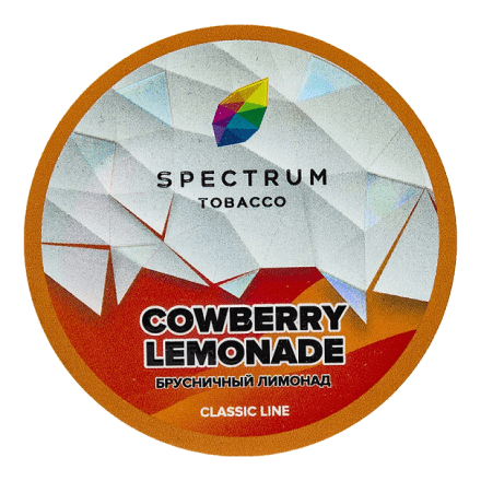 Табак Spectrum - Cowberry Lemonade (Брусничный Лимонад, 200 грамм)