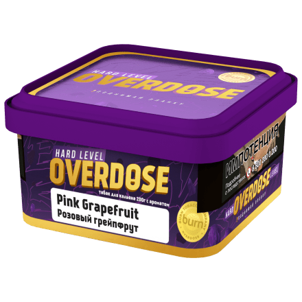 Табак Overdose - Pink Grapefuit (Розовый Грейпфрут, 200 грамм)