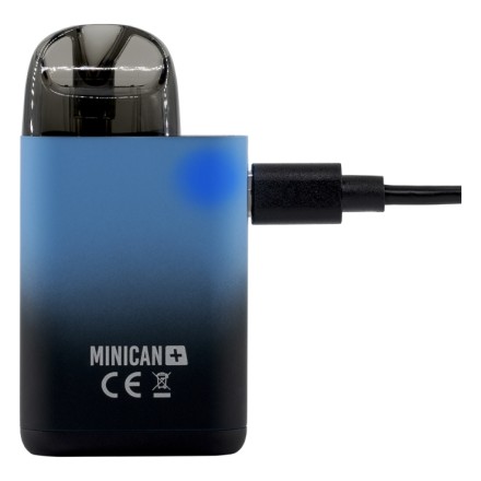 Электронная сигарета Brusko - Minican Plus (850 mAh, Черно-Синий Градиент)