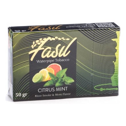 Табак Fasil - Citrus Mint (Цитрусы с Мятой, 50 грамм)