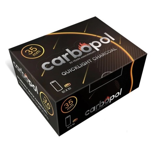 Уголь Carbopol (35 мм) (коробка 100 шт) — 
