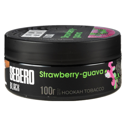 Табак Sebero Black - Strawberry Guava (Клубника и Гуава, 100 грамм)