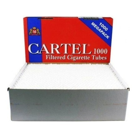 Гильзы сигаретные Cartel - 84x15 мм (1000 штук)