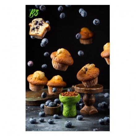 Табак B3 - Blueberry Muffin (Черничный Маффин, 250 грамм)