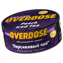 Табак Overdose - Peach Iced Tea (Холодный Персиковый Чай, 25 грамм)