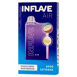 INFLAVE AIR - Кокосовое Мороженое (6000 затяжек)