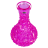Колба Vessel Glass - Капля Кристалл (Розовая)