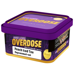 Табак Overdose - Peach Iced Tea (Холодный Персиковый Чай, 200 грамм)