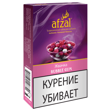 Табак Afzal - Bubble Gum (Жевательная Резинка, 40 грамм)