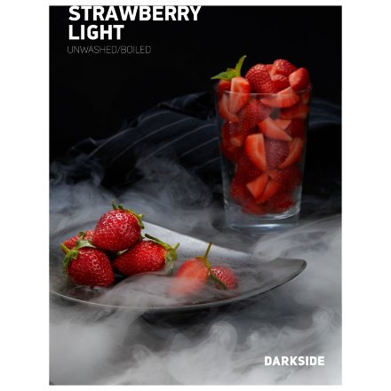 Табак DarkSide Core - STRAWBERRY LIGHT (Клубника, 100 грамм)