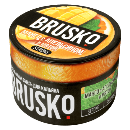 Смесь Brusko Strong - Манго с Апельсином и Мятой (50 грамм)