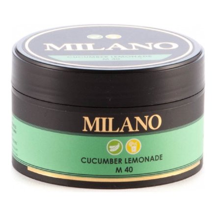 Табак Milano - Cucumber Lemonade M40 (Огуречный Лимонад, 100 грамм)