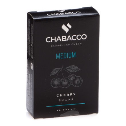 Смесь Chabacco MEDIUM - Cherry (Вишня, 50 грамм)