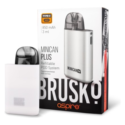 Электронная сигарета Brusko - Minican Plus (850 mAh, Белый)
