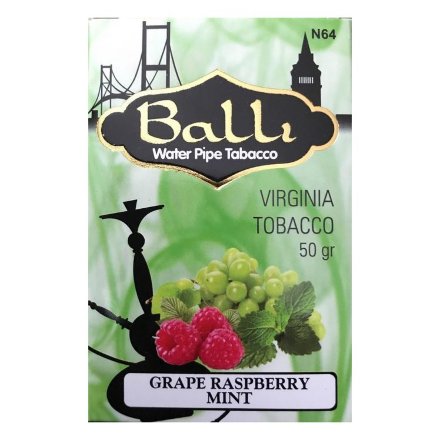 Табак Balli - Grape Raspberry Mint (Виноград с Малиной и Мятой, 50 грамм)